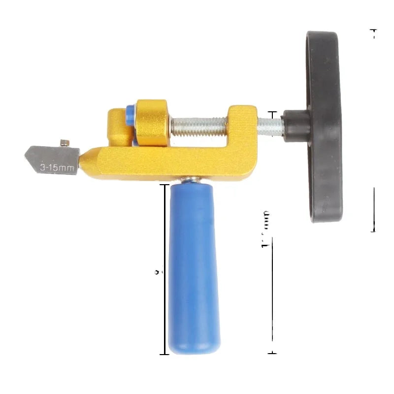 Hot-selling Glass Cutter Manual Tile Cutter 2 in 1 Glass Tile Cutter Hand Tool with Glass Breaking Pliers
