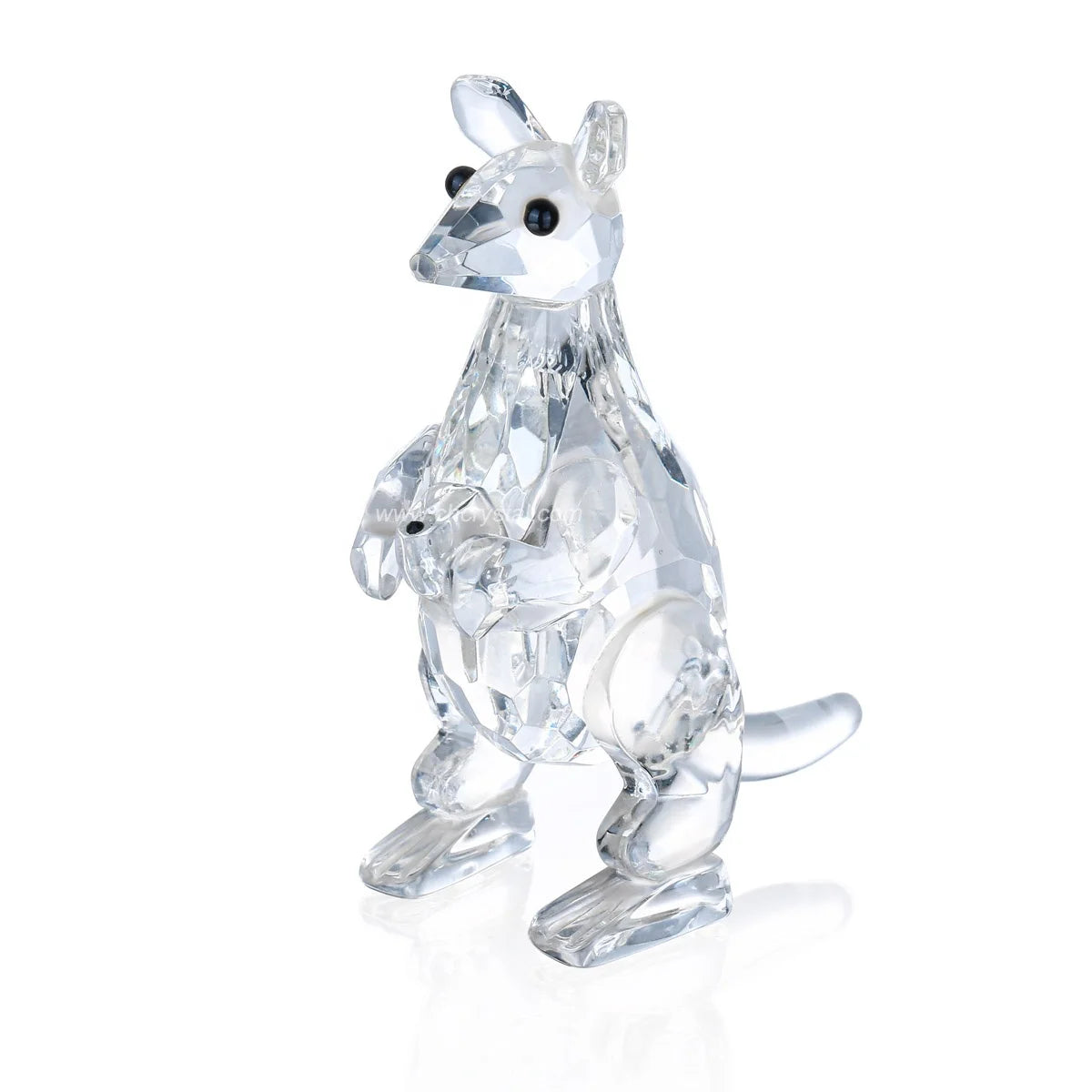 Exclusive High Quality clear Crystal Kangaroo K9 Crystal Animal Crafts Souvenirs  for Home Decoration