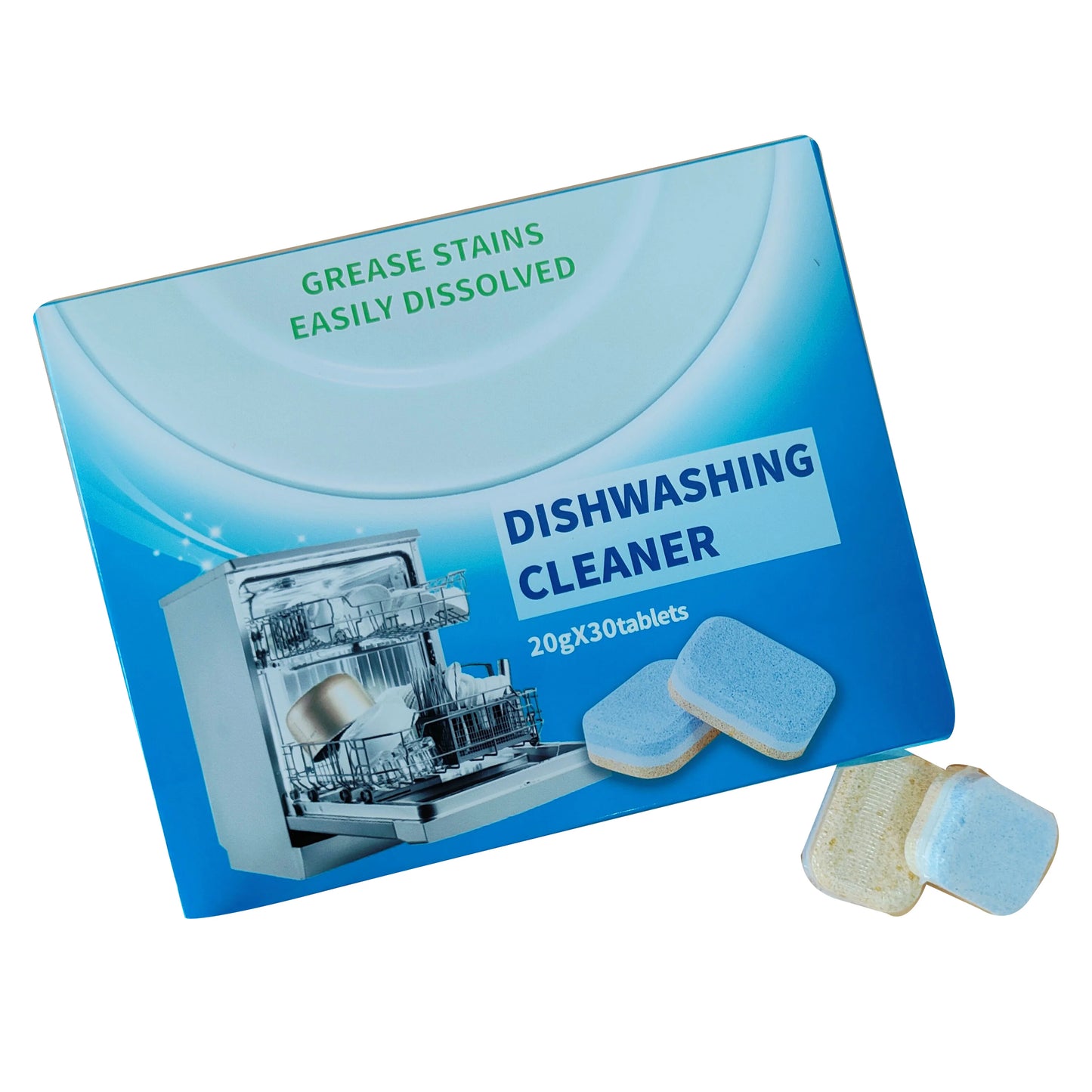 2024 Hot Selling 20g Disposable Household Solid Detergent Dishwasher Cleaner Tablets Premium Dishwashing Ingredients