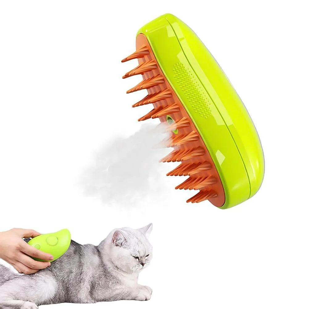 New Pet Brushes Self Cleaning Steam Cat Brush for Dog Removing Tangled and Loosse Hair Cat Steamy Brush
