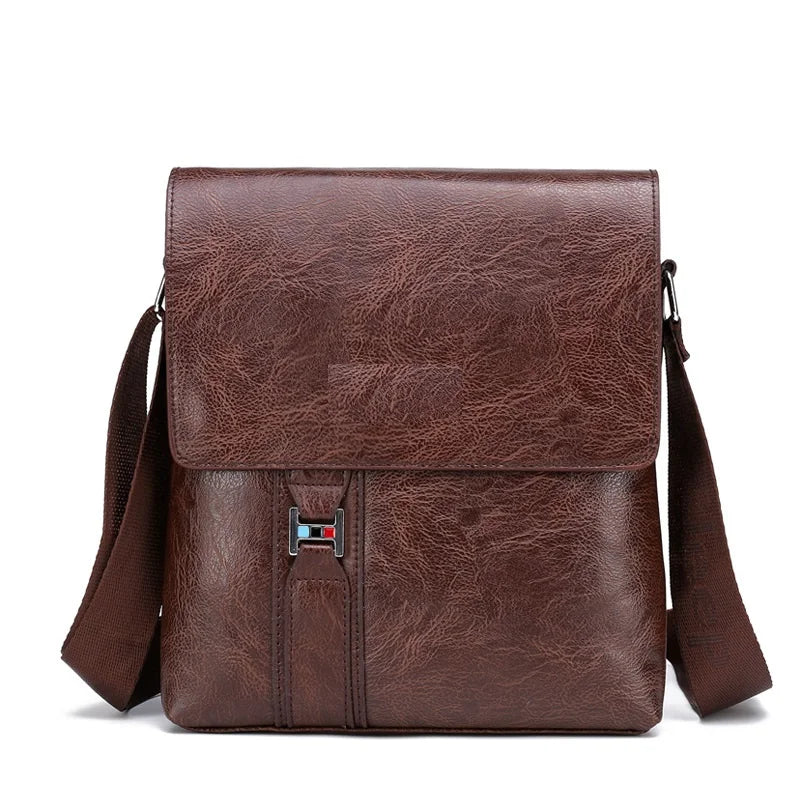 Best Seller Men PU Shoulder Bag ODM Branded logo Travel Messenger Bags Crossbody for Men