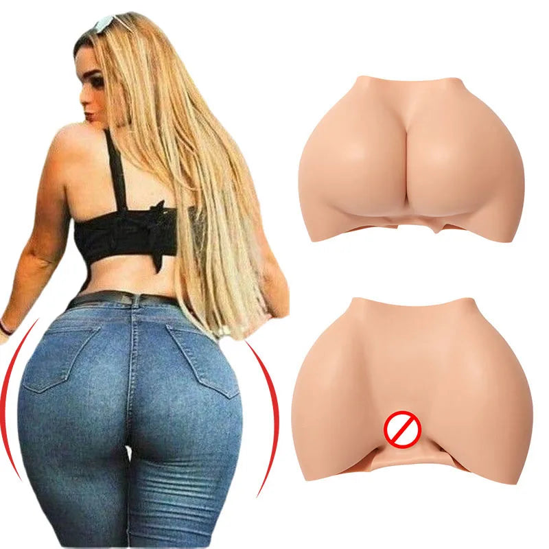 High Waist Silicone Big Buttocks and Hips Enhancer Pants Lifting Plus Size Shapewear Butt Lifter Push up Silicone Panties