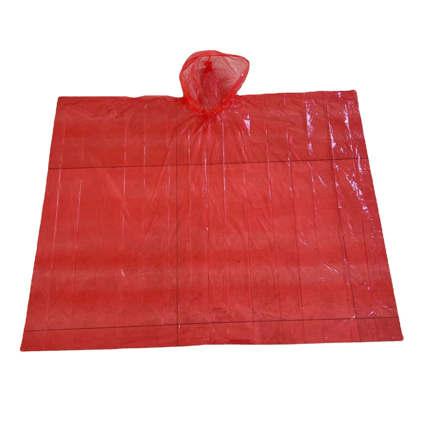 PE Customized Disposable Hooded Raincoat Poncho for Outdoor Hiking Fashion Waterproof Women's Transparent Long Rain Poncho