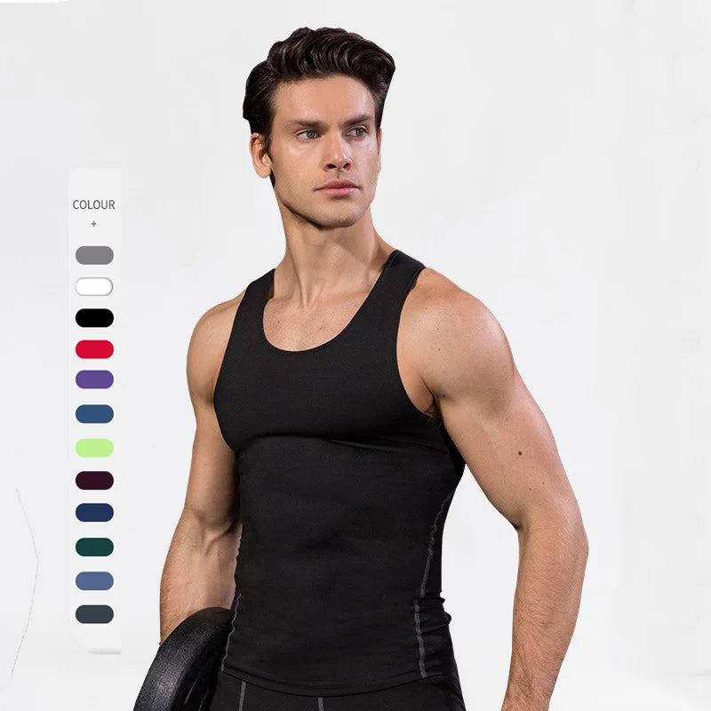 Wholesale Custom Men Boy Fitness Bodybuilding Moisture Wicking Muscle Shirt Gym Wear Sleeveless Vest Fit Sport Stringer Tank 