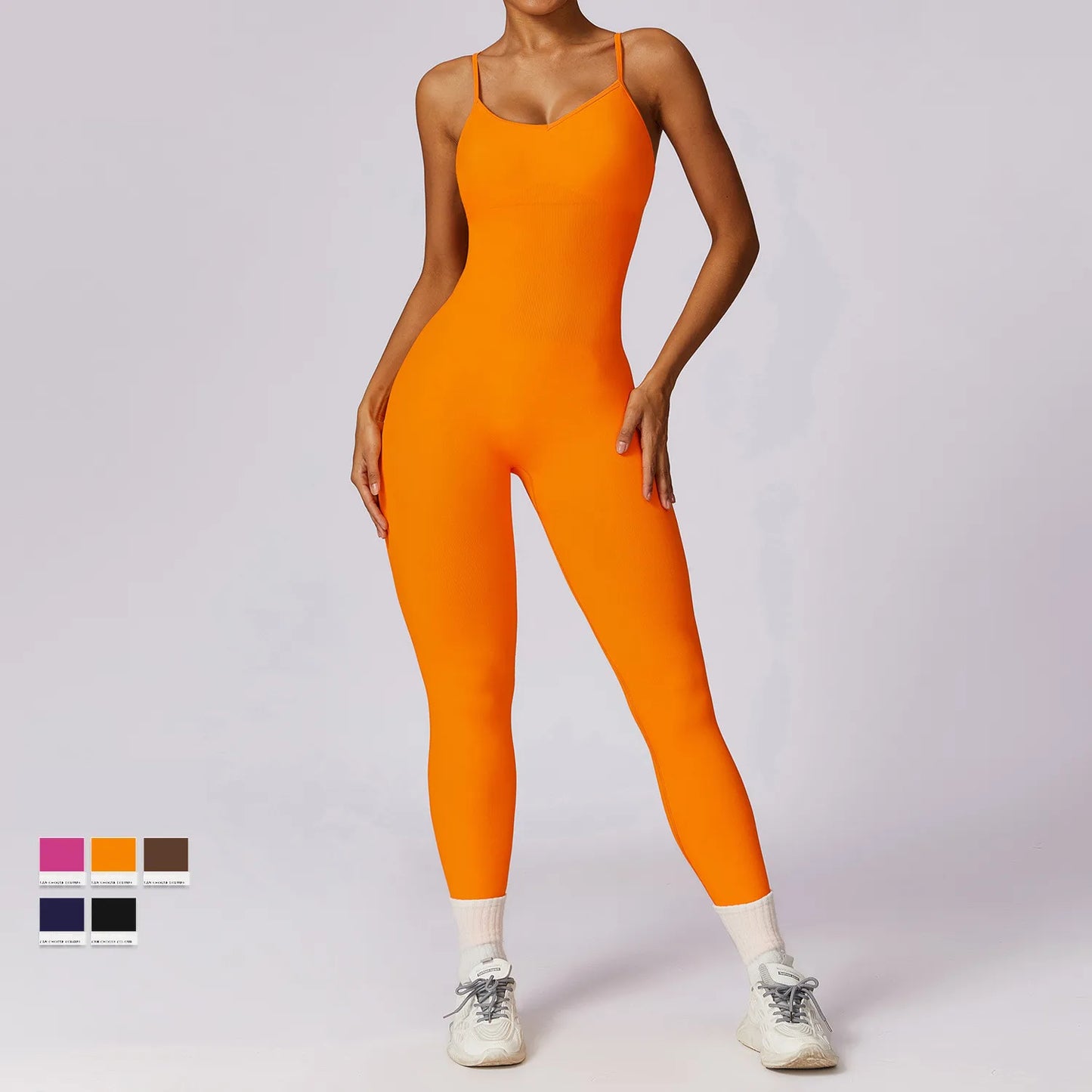 Wholesale Sleeveless Cross Straps Sports Wear Jumpsuit Seamless One-Piece Yoga Overalls Women Active Gym Fitness Jumpsuits