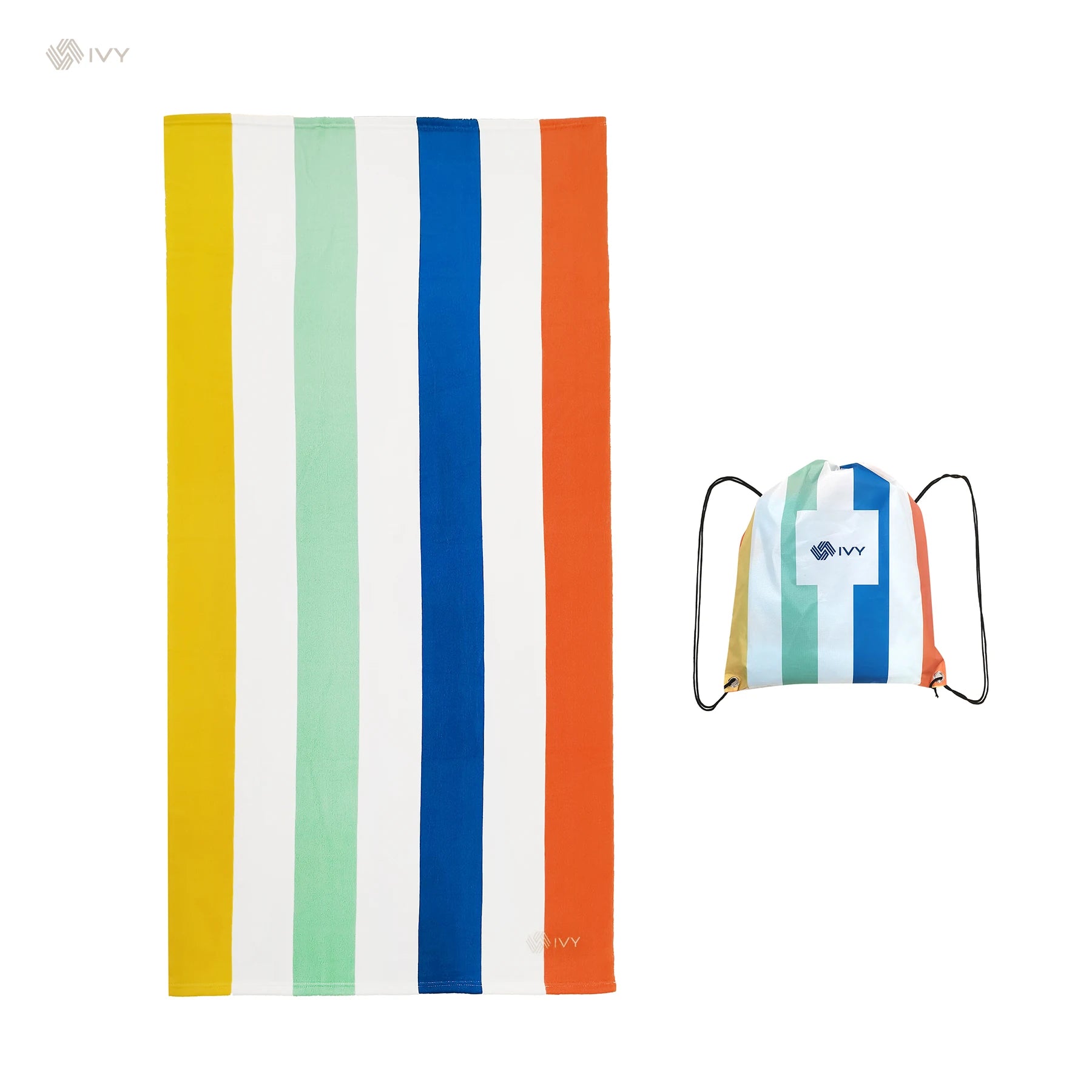 Lightweight Woven Towel Set Quick-Dry Sand Free Customized OEM Printed Microfiber Beach Towels