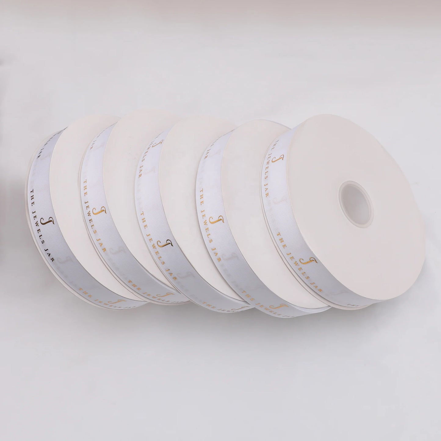 PUPPYSEW Custom Ribbon with logo Corful Soiled Printed  Personalized logo  Ribbon   Box Gift  Packing Ribbon with logo