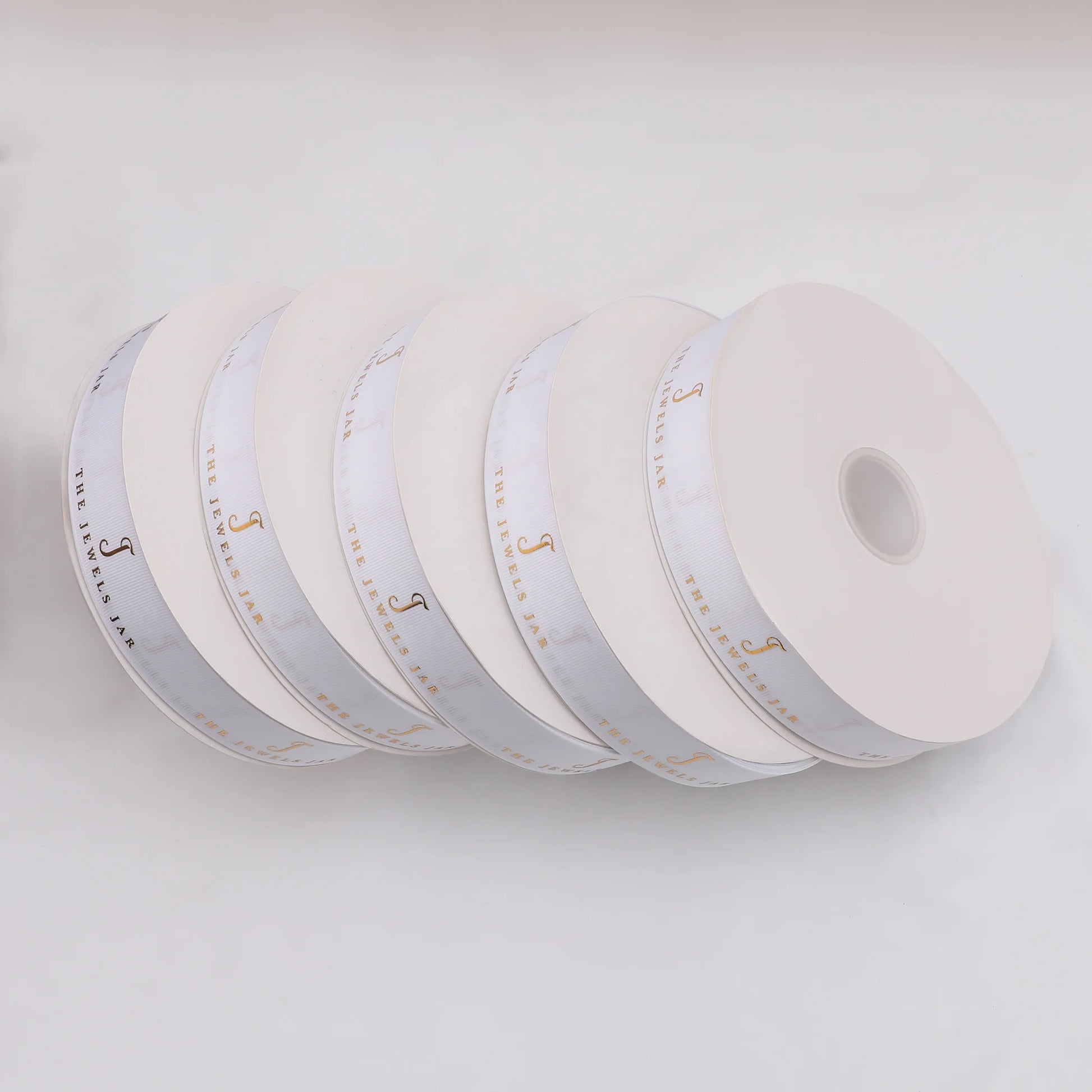 PUPPYSEW Custom Ribbon with logo Corful Soiled Printed  Personalized logo  Ribbon   Box Gift  Packing Ribbon with logo