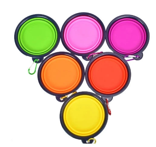 Best Selling Products Collapsible Silicone Dog Bowl Dog for Dog Water Bottle Foldable Silicone Pet Bowls