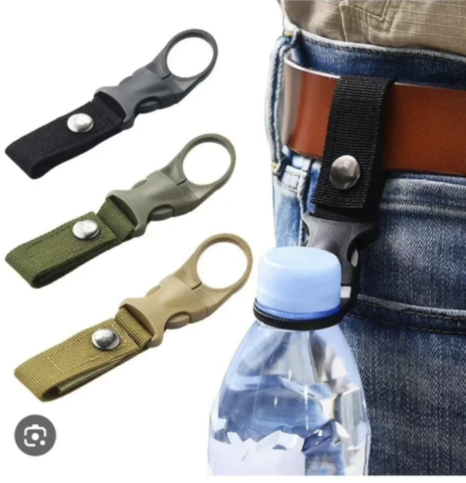 Portable Polyester Water Bottle Lanyard with Convenient Carrying Clip for Hanging Drink Bottles During Camping Hiking Traveli