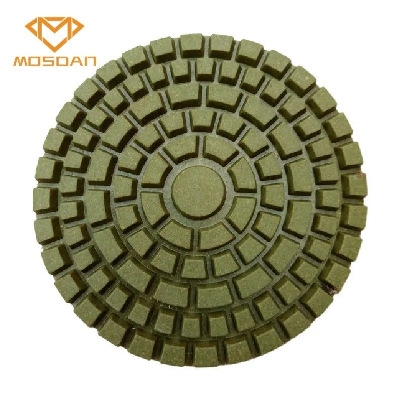 3 Inch Wet Use Resin Diamond Polishing Pads for Terrazzo Concrete Marble Granite Limestone