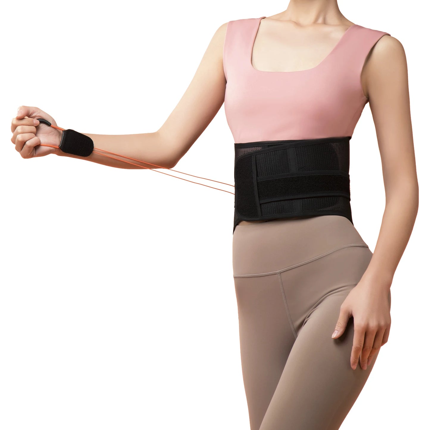 Pelvic Fixation Device Drawstring New Style Adjustable Lumbar Support Belt with Pulley System Support Belt Lumbar Brace