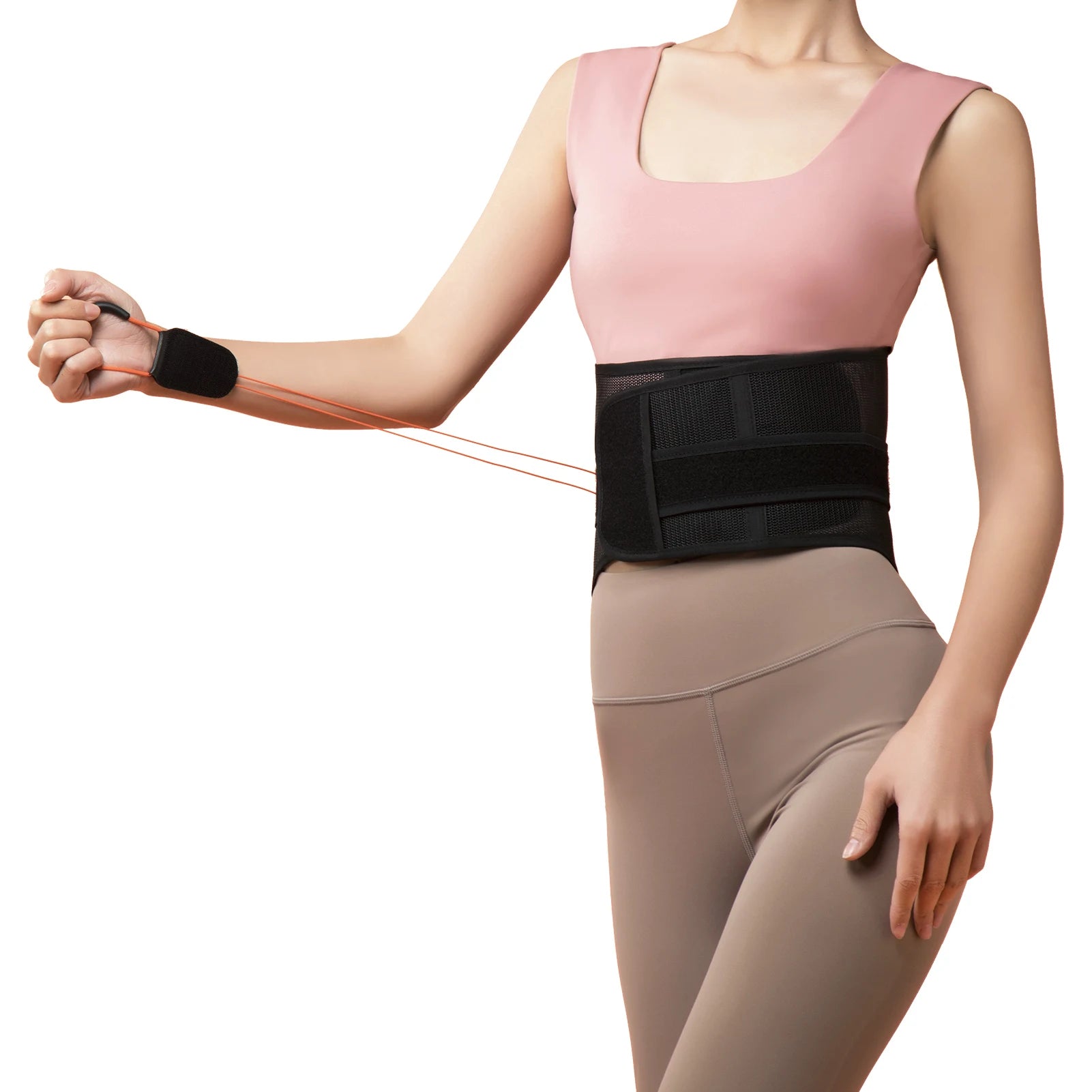 Pelvic Fixation Device Drawstring New Style Adjustable Lumbar Support Belt with Pulley System Support Belt Lumbar Brace