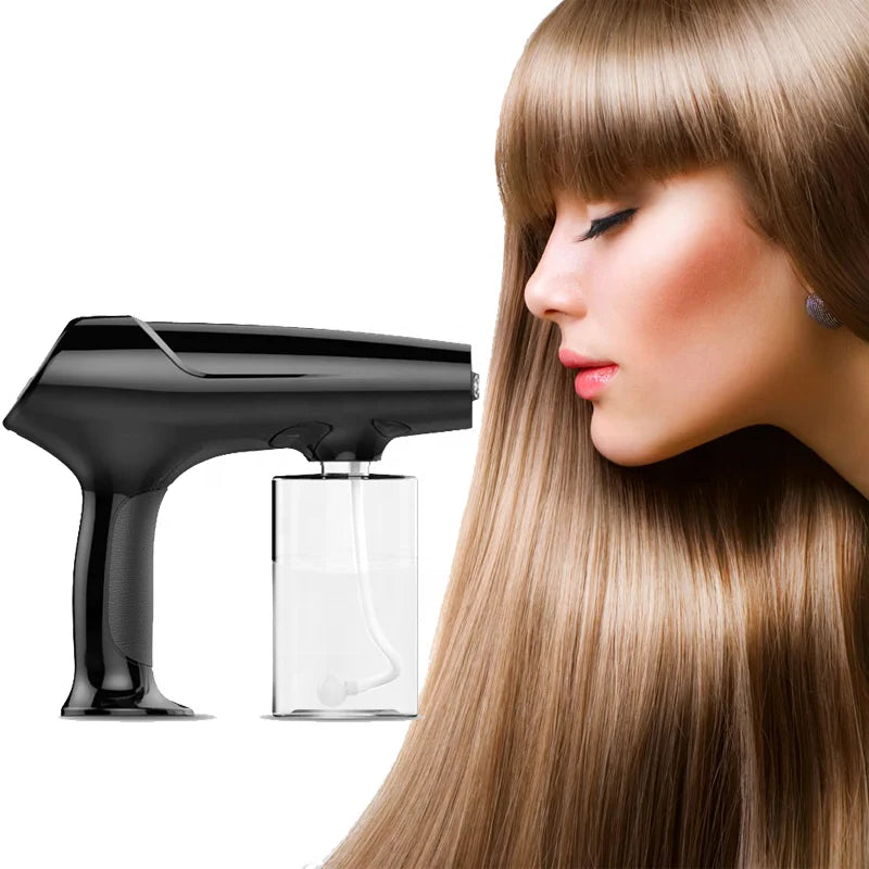 F8 Mini Handheld Nano Hair Spray Mister Rechargeable 340ml Capacity Personal Care & Household Cleaning Tool for Salon