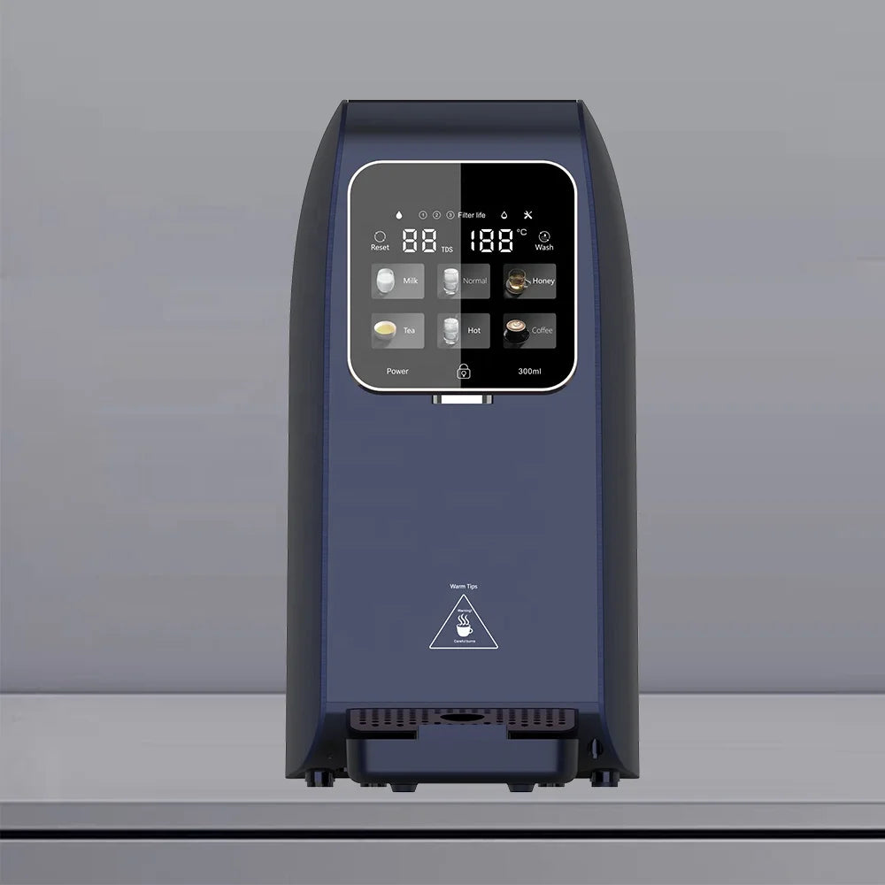 Electric Countertop RO Water Filtration Purifier High Efficiency Instant Hot Water Dispenser System
