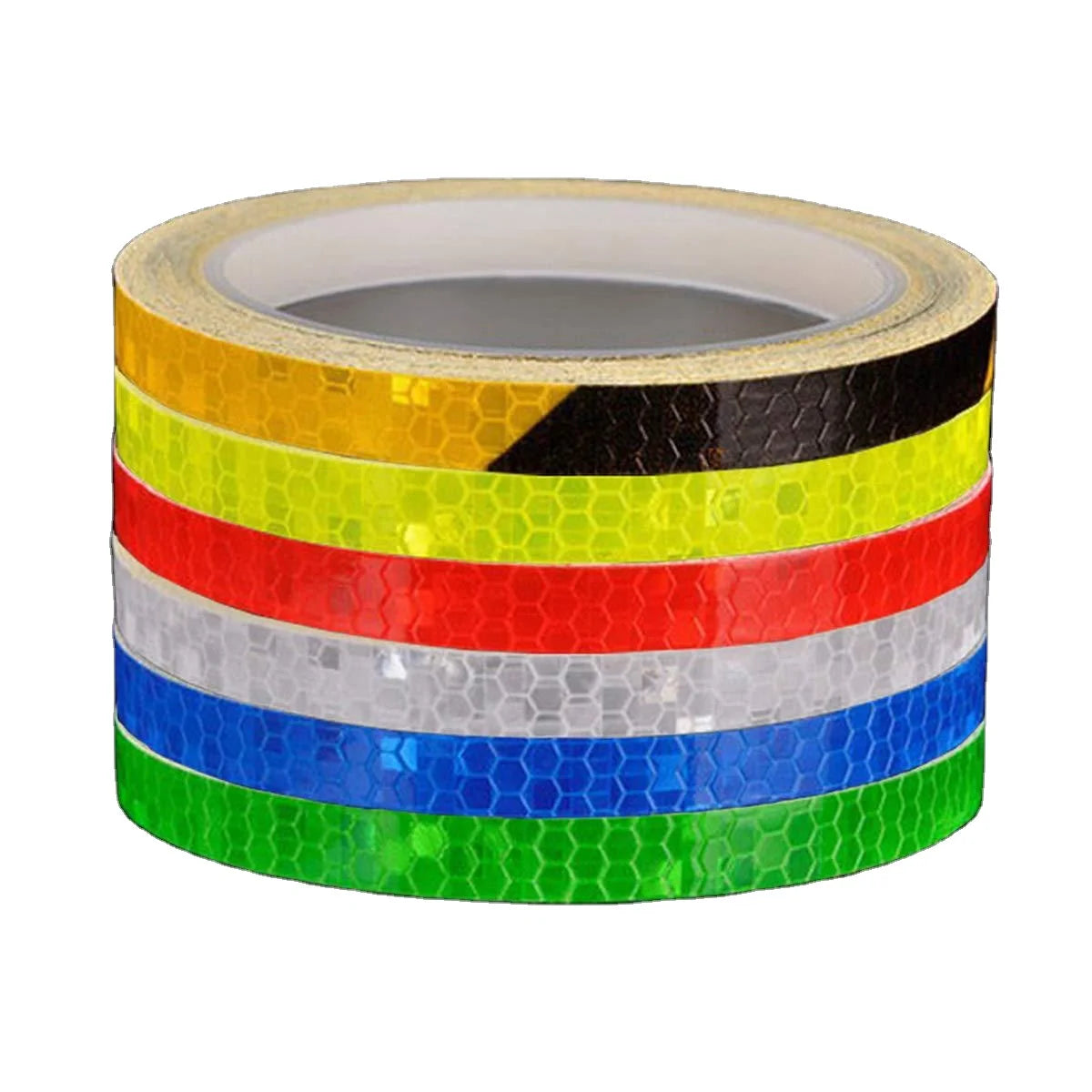 1cm*8m Bike Stickers Reflective Tape Fluorescent MTB Bike Bicycle Strips Cycling MTB Tapes for Bicycle Helmet Motorcycle Scoo