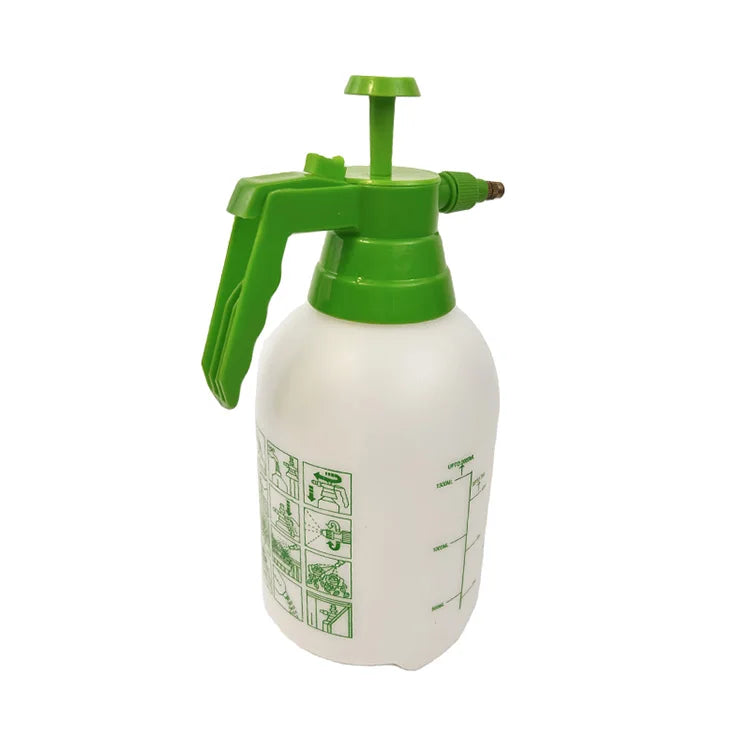 2L Customized Manual Garden Sprayer Hand Lawn High Pressure Pump Foam Sprayer Safety Valve Adjustable Brass Nozzle 0.5 Gal 2L