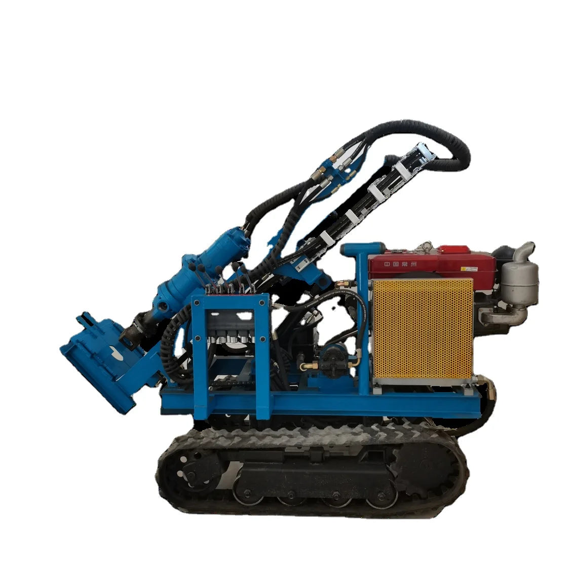 Factory 25HP Small Crawler Hydraulic DTH Drilling Rig Photovoltaic Pile Rig