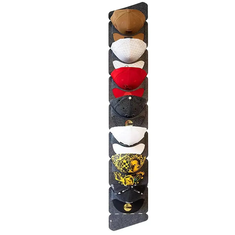 2025 Best Selling Felt Hat Storage Bag Cap Organizer Hat Holder Hanging the Door Hat Storage Organizer