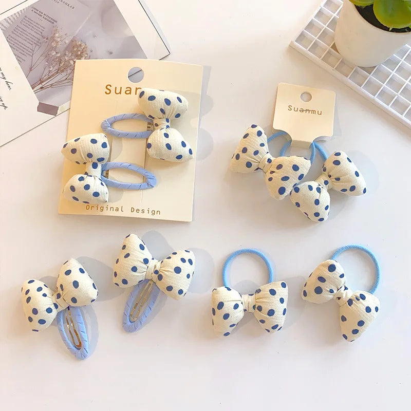 Tie Clip Headbands Children's Hair Accessories Elastic Hair Bands Baby Bow Hair Band Han Edition Korean