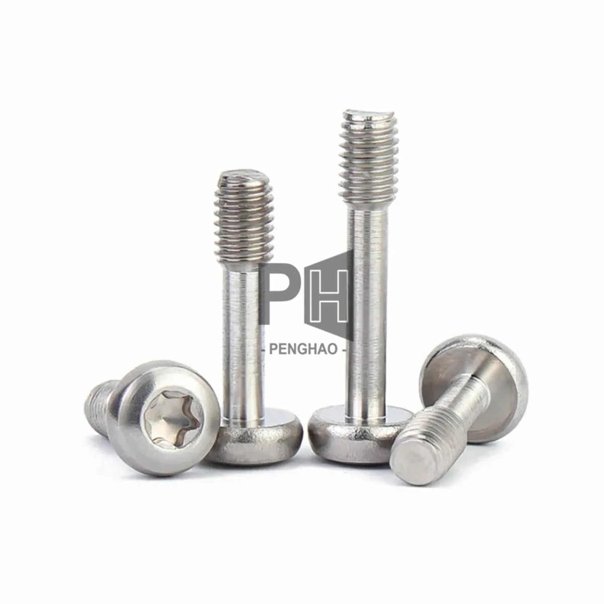 OEM 304 Stainless Steel Round Head Torx Loose Screw Thin Rod Half-Tooth Pan Head Anti-Falling Screw Custom Made Captive Screw