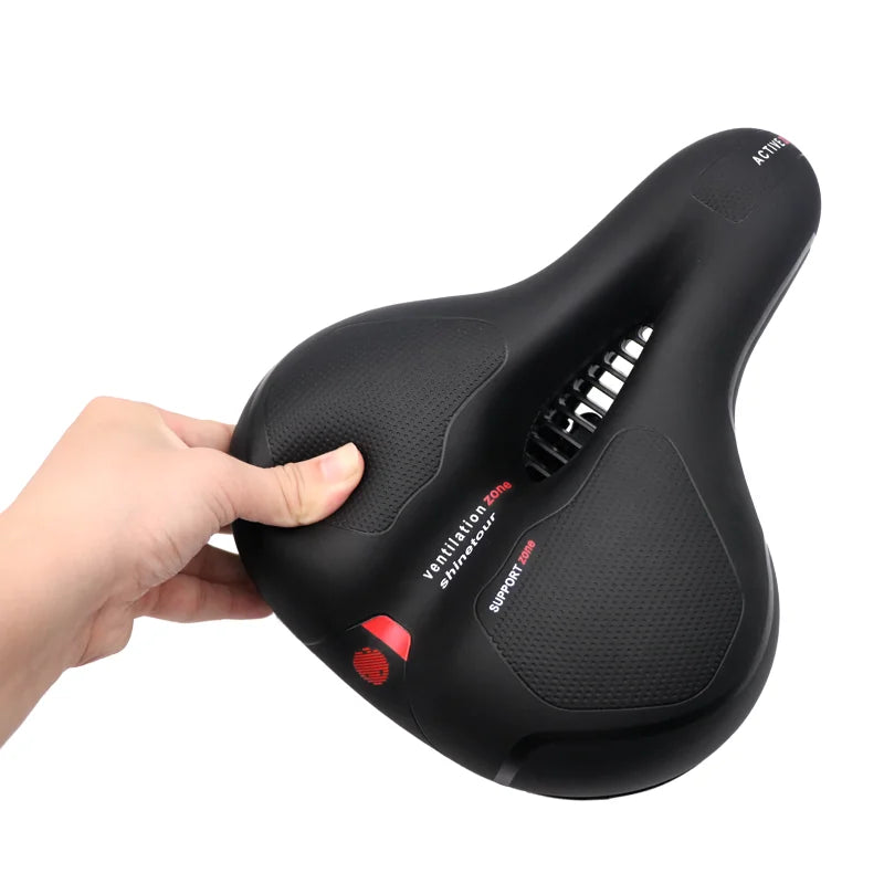 Leather Mountain Bike Comfortable Breathable Cushion Seat Anti-slip Shock Absorbing Cycling Seat Mat