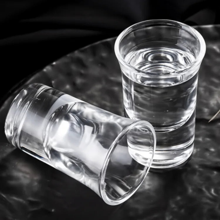 Custom Logo Glass Shot Glass 15/30Ml Bullet Shot Glass Cup Custom Shot Glasses  Mini Tasting Glasses