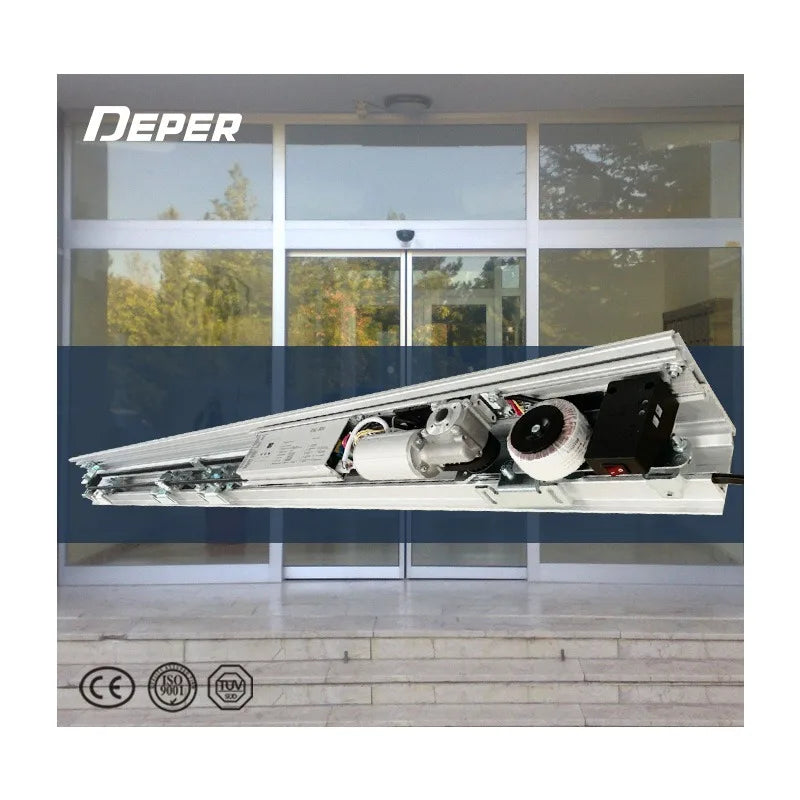 DSL-800 Commercial Sensor Glass Sliding Door System Automatic Sliding Door Operator Mechanism With Sensor