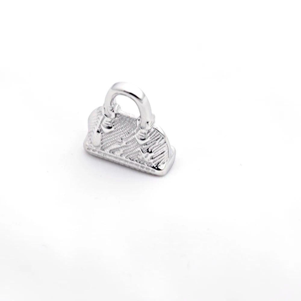 316L Handbag Necklace Charm Mini Handbag Necklace Latest Silver Bag Charms Pendant Mother Gift Bag Charm Jewelry