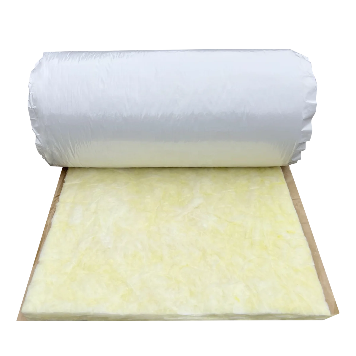 80mm Lana De Vidrio PP MBI 1.15m 20m Thermal Insulation for Metal Building Insulation Fibra De Vidrio