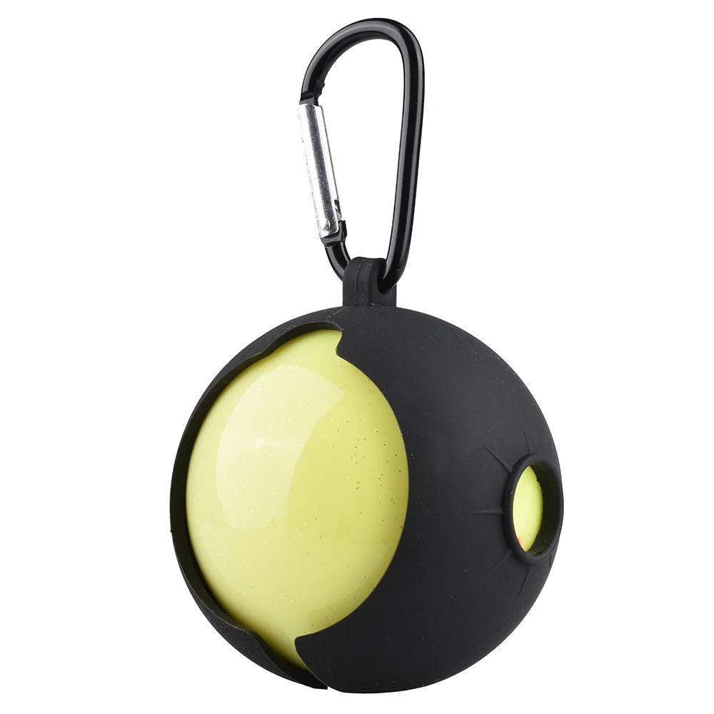 Portable Park Golf Ball Protective Silicone Sleeve Cover Black