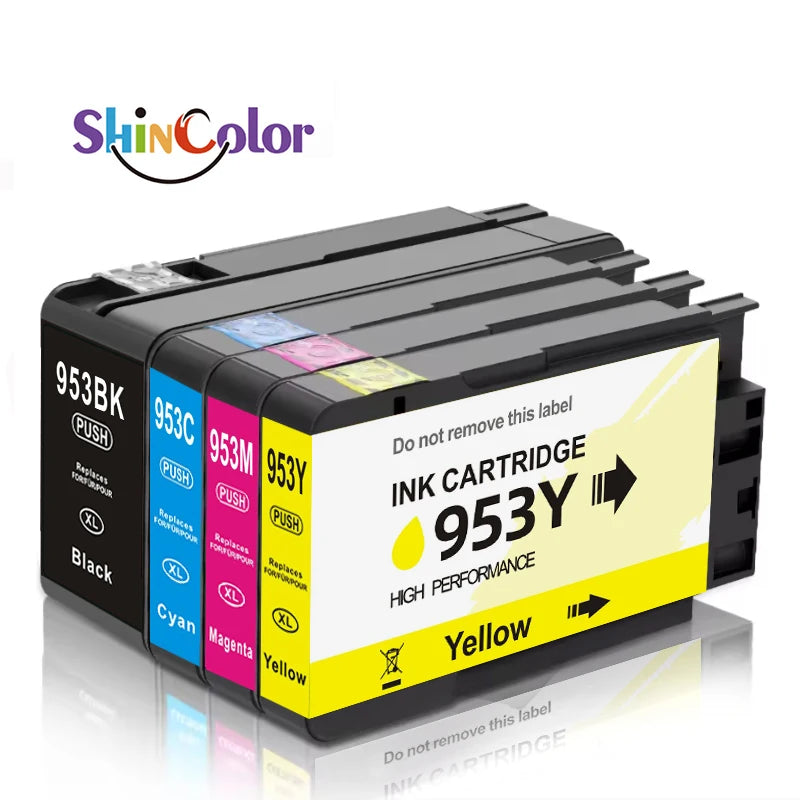 In Stock ShinColor 953xl 953xl Compatible Ink Cartridges for HP953 953 XL  for HP Officejet Pro 7720 7740 Printer