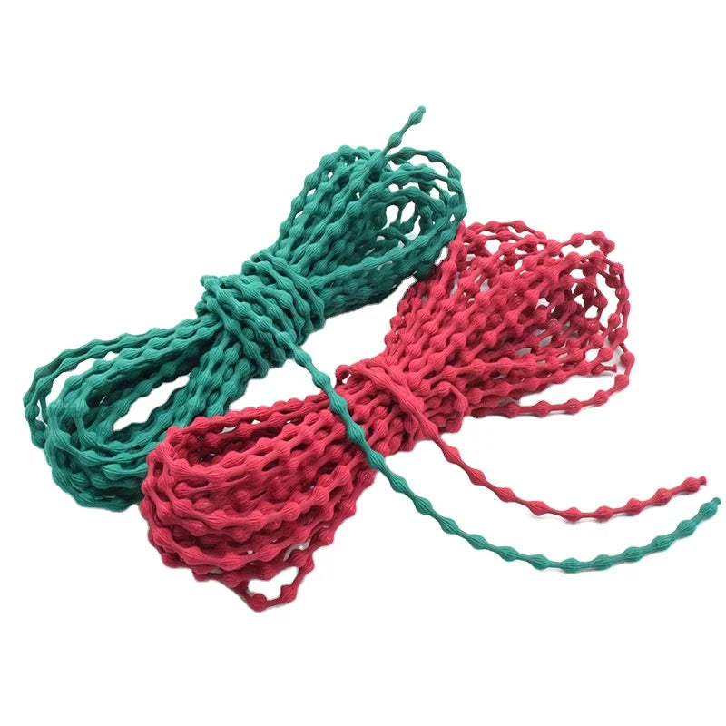 Custom Round Decorative Nylon Latex Elastic Cord String Rope