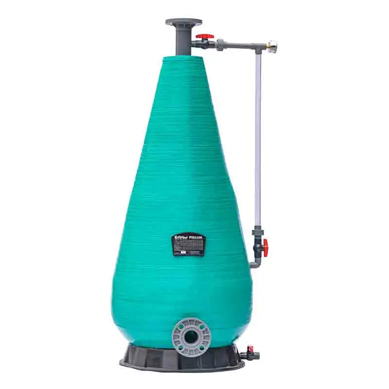 QihangRAS Fiberglass Ras Oxygen Dissolved Cone Factory Price 6Q/H Model QL-FZ4010 1 Year Warranty for Aquaculture Fish Farm