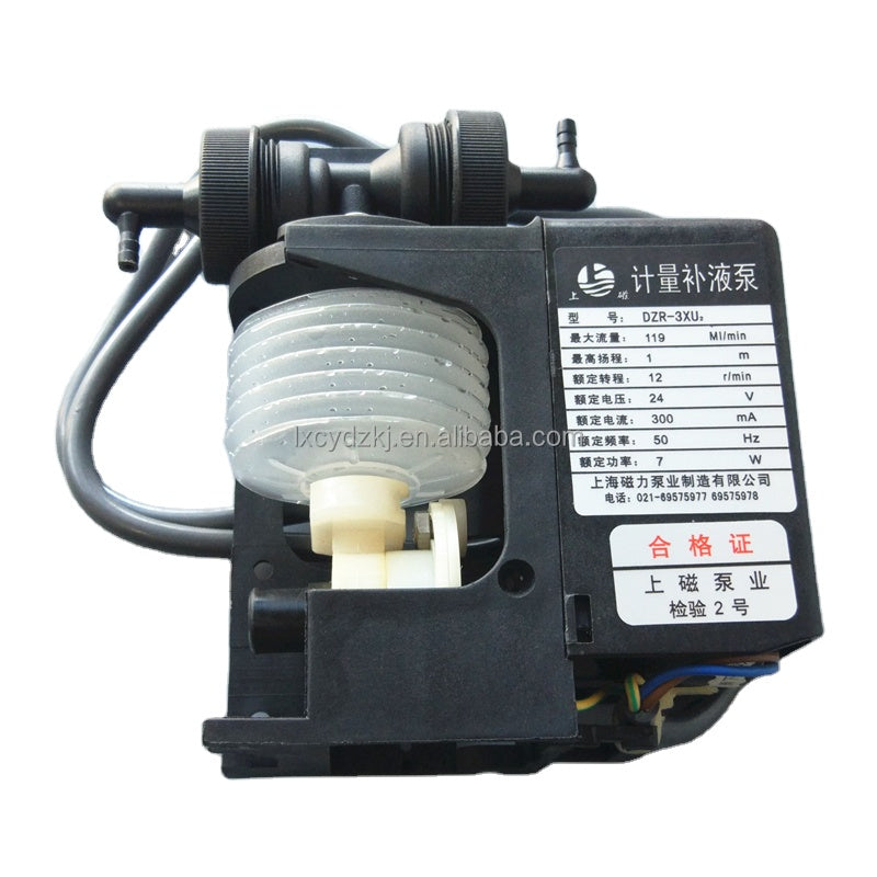 Good Quality Outdoor Inkjet Printer Measurement Replenishment Pump Myjet Ink Pump Suction 7W 24V Xaar 128 382 Head