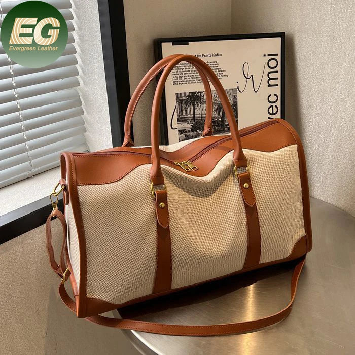 SA110 Wholesale Luggage Travel Bag Shoulder Canvas Foldable Business Ladies Messenger Vintage Large Capacity Custom Duffle Ba