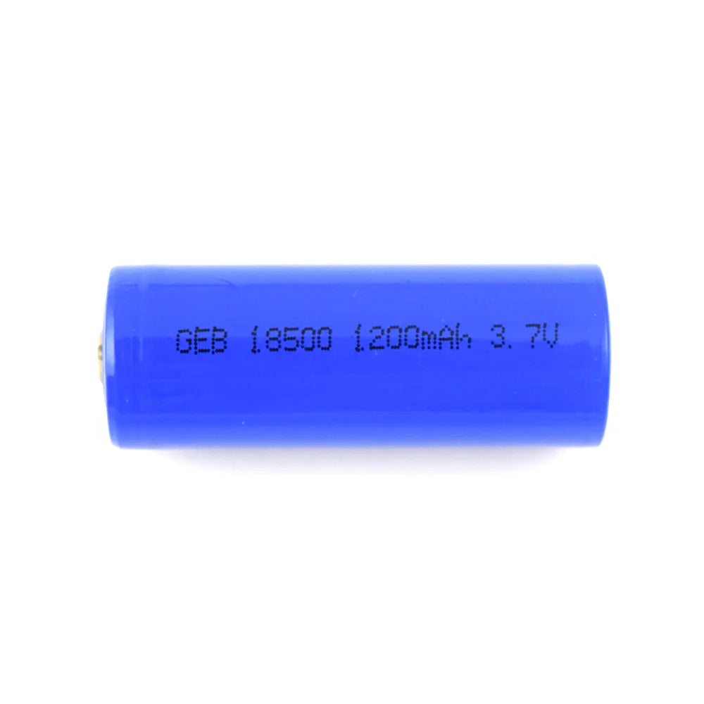 GEB 18650 3.7V 1200mAh Cylindrical Battery Lithium Ion Battery Cell Pointed and Flat Battery Cells