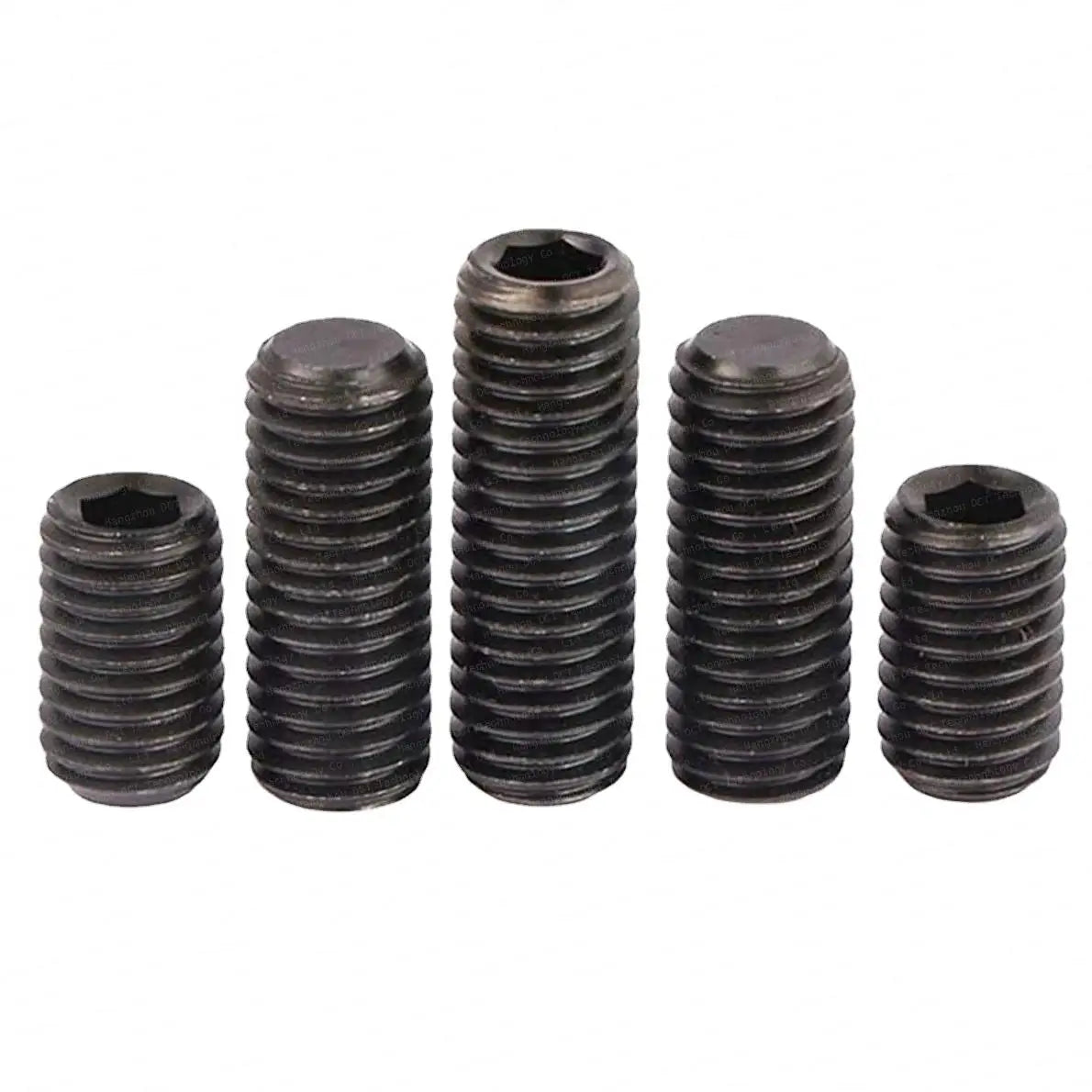 SDPSI DCT M3 M4 M5 M6 M8 M10 Length 3-40mm Black 12.9 Steel Socket Set Grub Screw Cup Point Screws