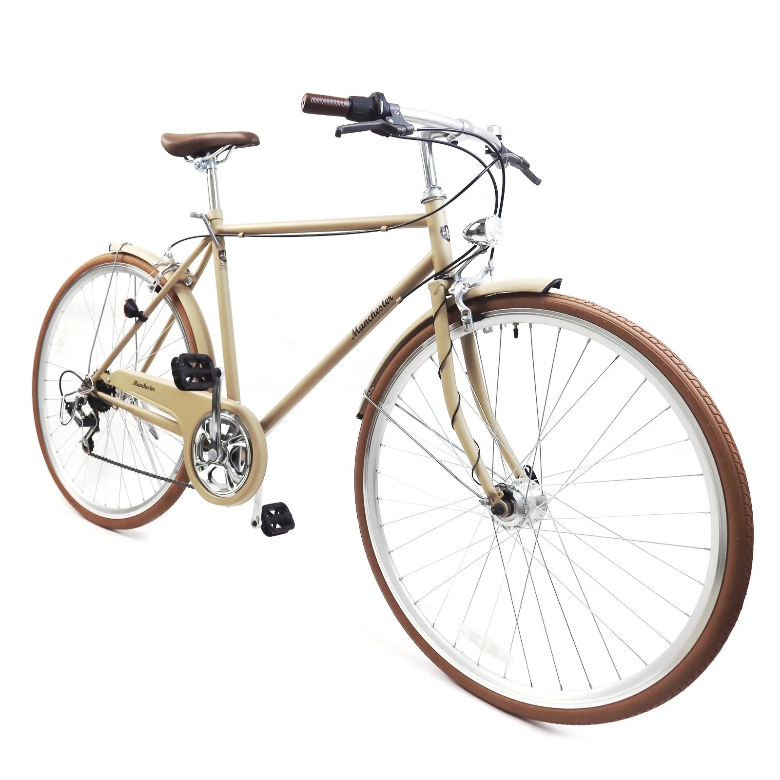 DELANHUWI&GLIWAY 700C Road Bike With 7 Speeds Steel Fork and Ordinary Pedal for Commuting and Exercise