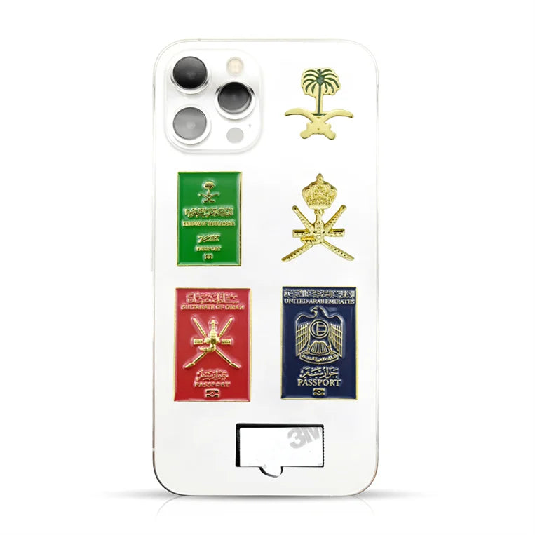Wholesale Factory Directly Sale Customize Metal Mobile Stickers Arabia Brooch Lapel Pin Palestine Design Lapel Pin