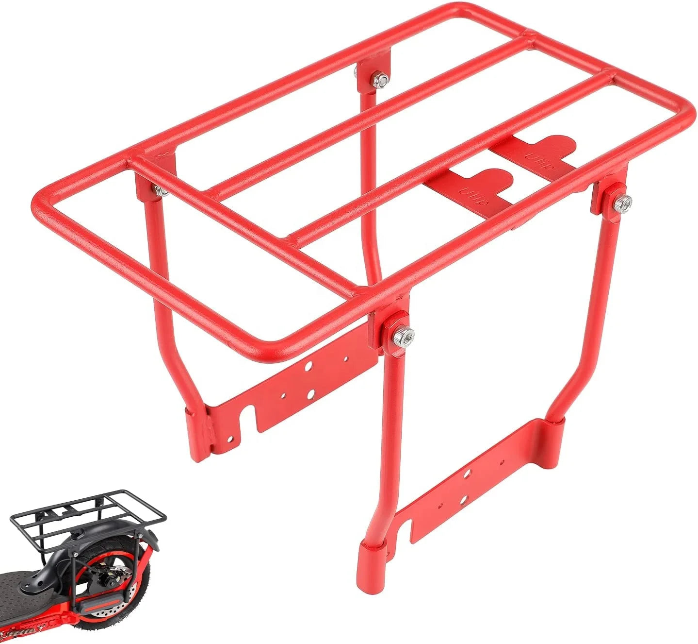 Ulip Scooter Rear Storage Shelf for Xiaomi M365 1S Pro Pro2 MI3 Electric Scooter Accessories Thicken Steel Rack Part Replacem