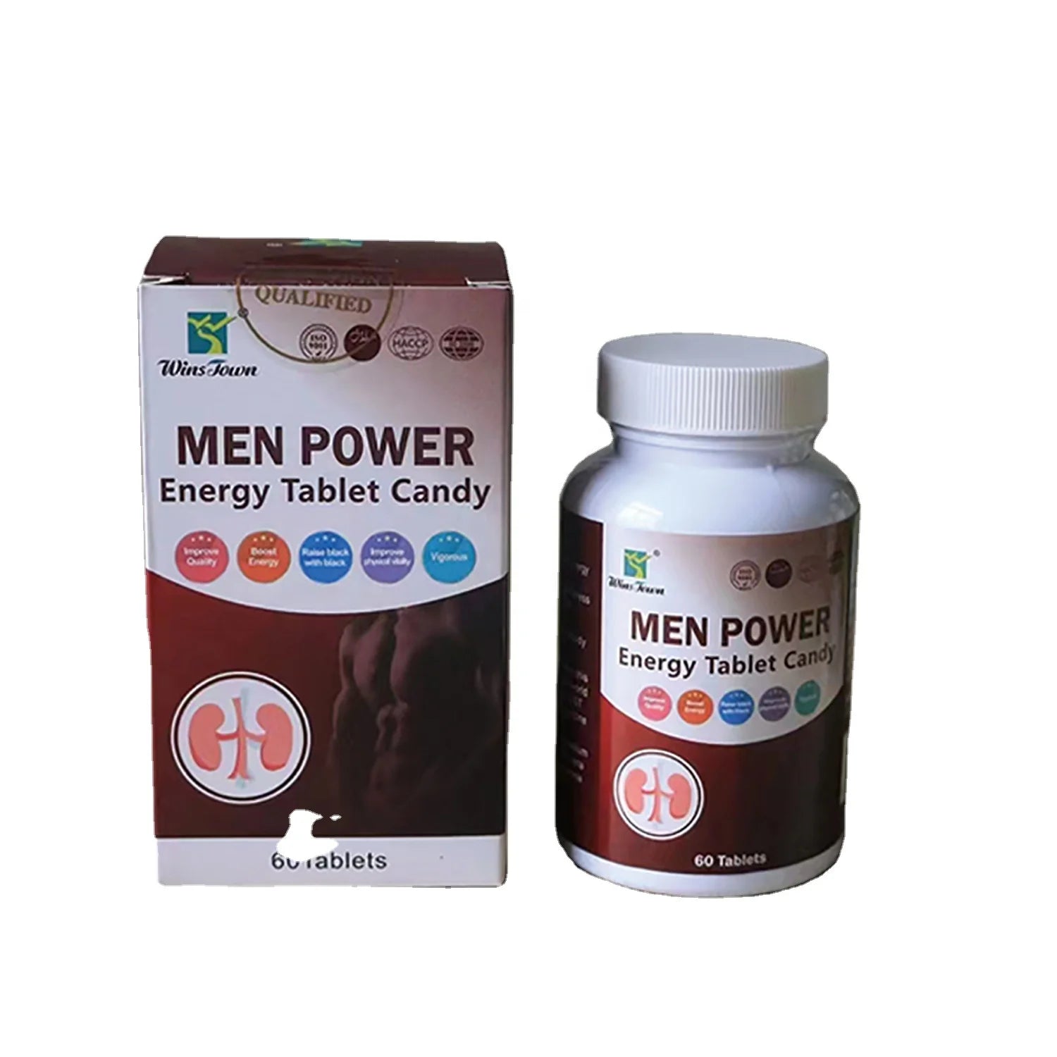 Manufacturer's Organic POWER Energy Tablet Candy Private Label Freshly Processed Natural Powder Pills Bulk Box Cup Sachet