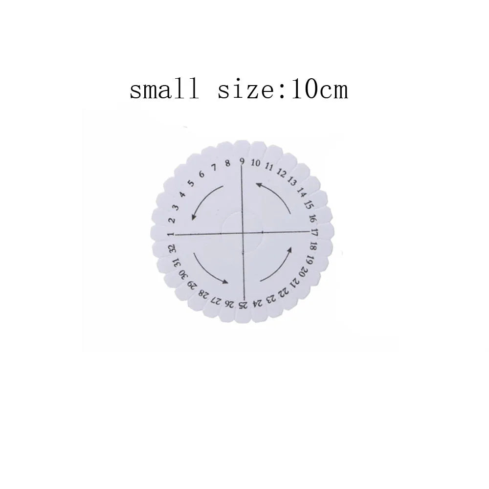 Small Size Round Knitting Kumihimo Disc Disk Braided Rope Knot Weaving Plate  Desgin Board