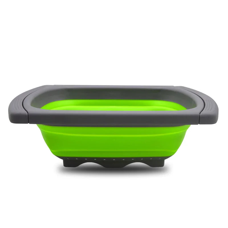 Creative Extendable Plastic Kitchen Accessories Colanders & Strainers for Vegetables and Fruits Collapsible Basket