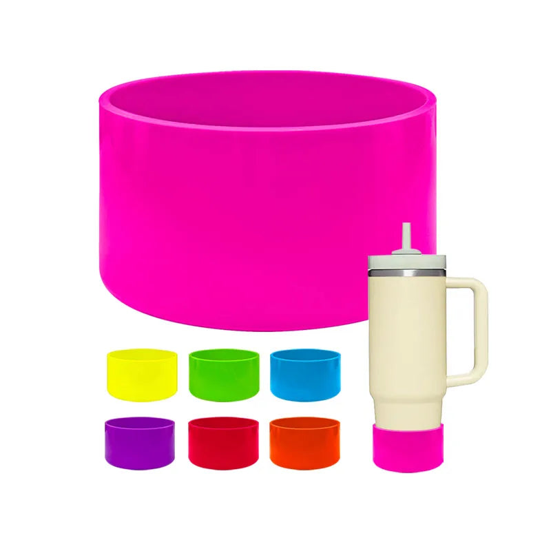New Neon Color Silicone Sleeve Boots Protective Sleeve for Tumbler 12- 40oz Water Bottles Boot