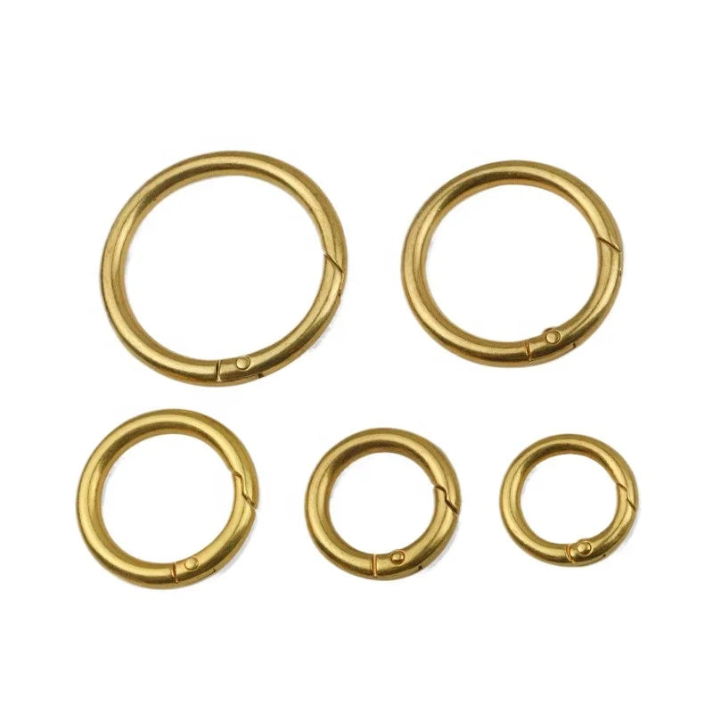 Wholesale Gilt Open Rings Bags and Bags Hardware Accessories Hook Connecting Buckle
