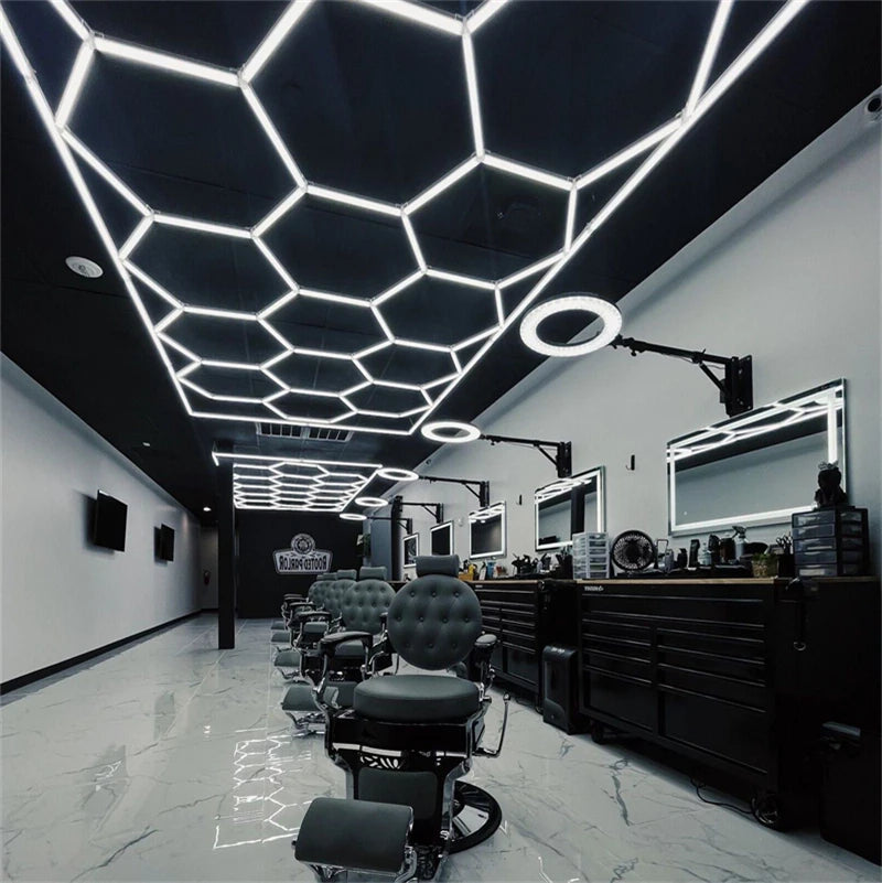 Free Design DIY Shape Ceiling LED Strip Light 6500K 270 Beam Angle for Garage Workshop IP54 Rated COB LED Aluminum+PC