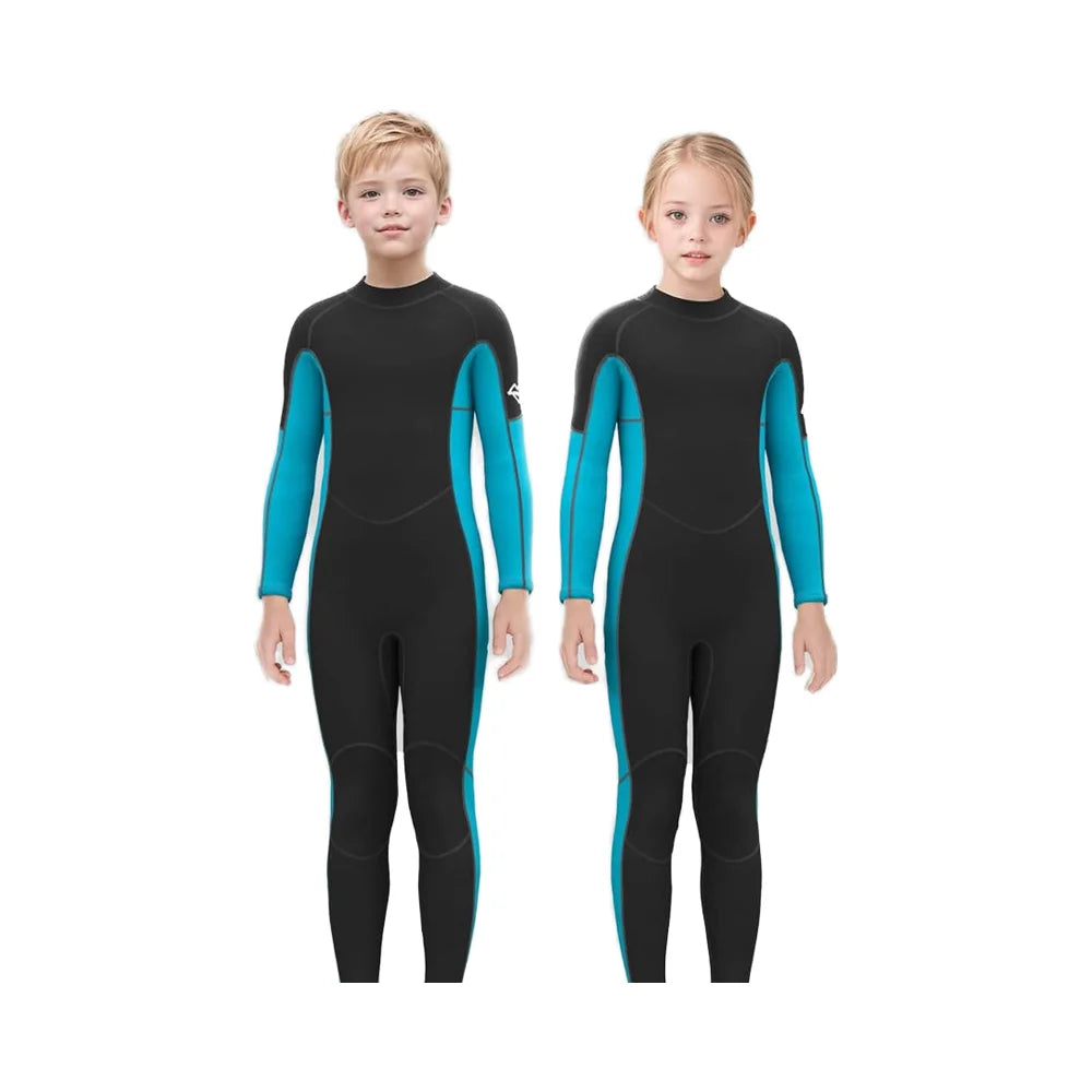 Sinodiving for One Piece 3mm Neoprene Wetsuit for Kids Waterproof Boys and Girls Snorkeling Surfing and Diving Suits