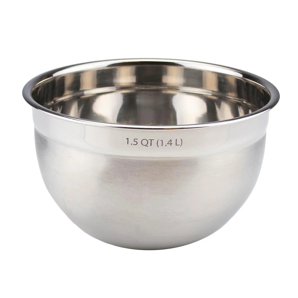 Stainless Steel Mixing Bowl Kitchen Home Essential for Food Storage Serving Salad Food Prep Baking Cooking Dishwasher Safe