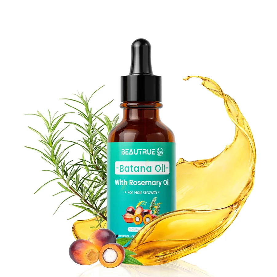 Hot Selling 100% Natural Effective Batana Oil Hair Growth Oil With Rosemary Wholesale Custom for Scalp Repair Hair Growth Oil